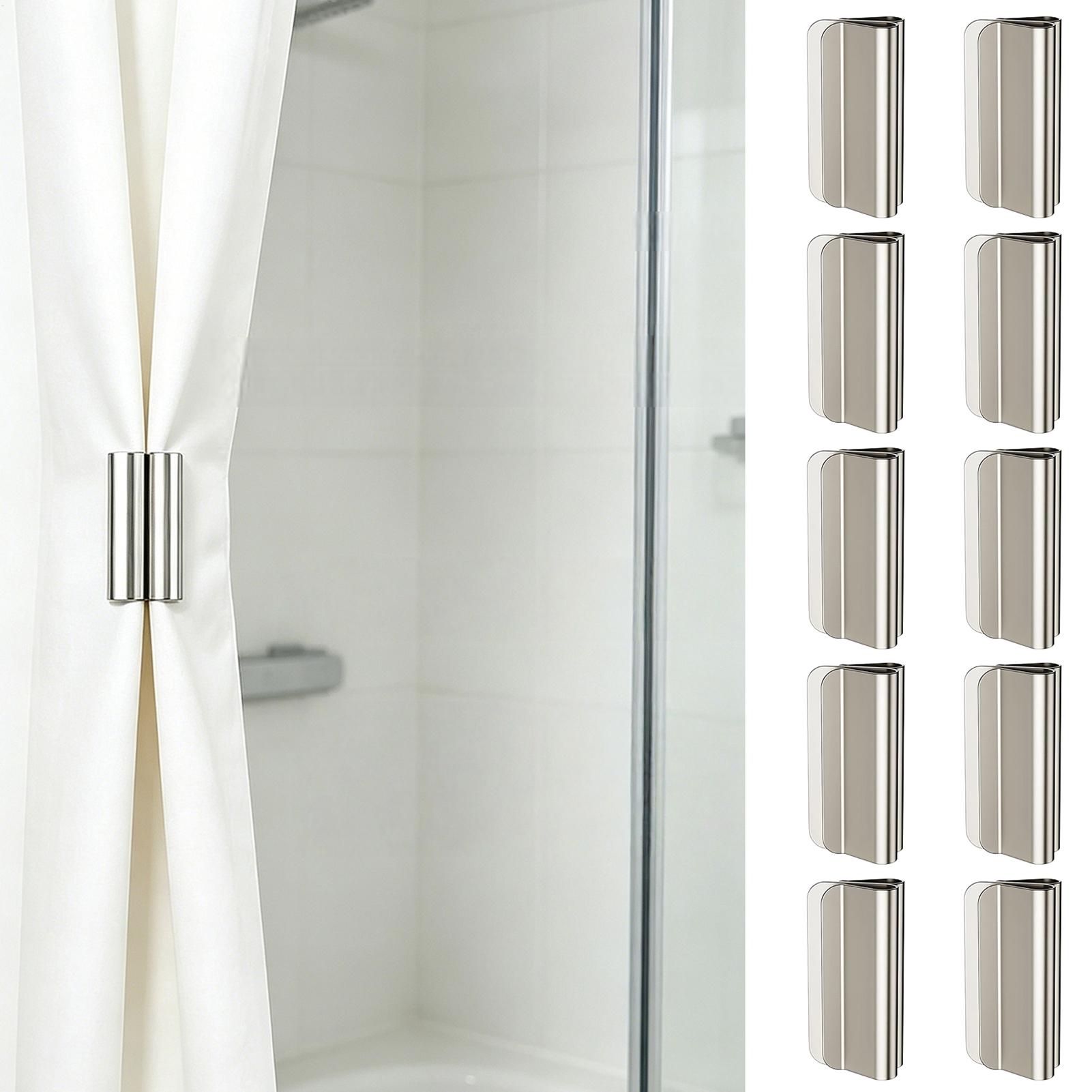 Home Hardware Bathroom Lighting - 10PCS Magnetic Curtain Clips For Prevent