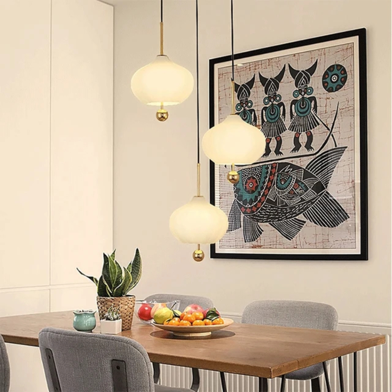 Japan Bathroom.Home - Lilli Pendant Lamp Bauhaus Style White