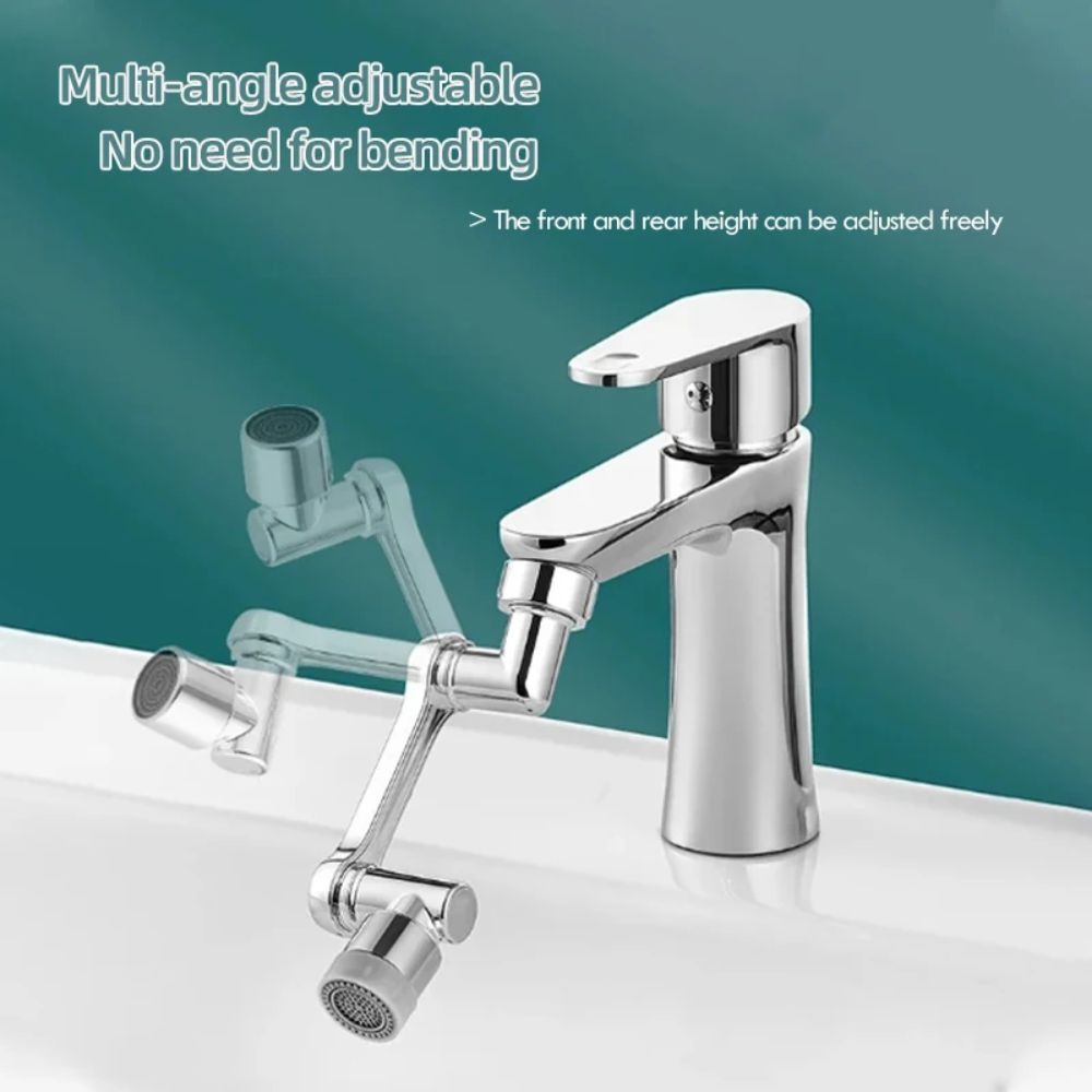 Home Outlet Bathroom - Universal Rotation Faucet Extender Two Modes