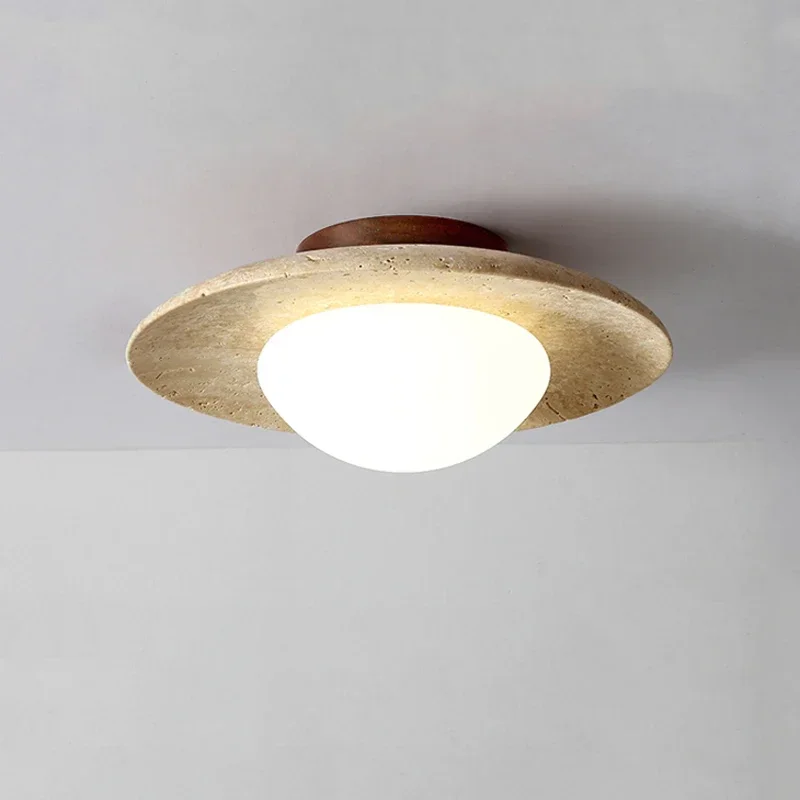 Japan Bathroom.Home - Natural Stone Ceiling Light Japanese Creative