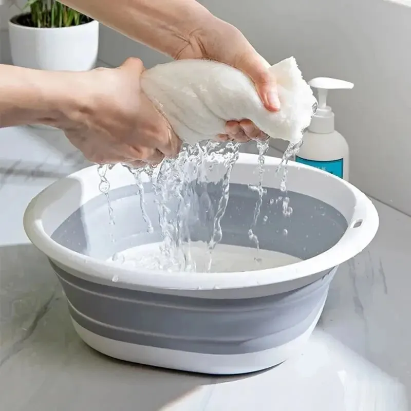 Home Bathroom Wash Basin - Plastic Folding Basins Portable Wash Basins