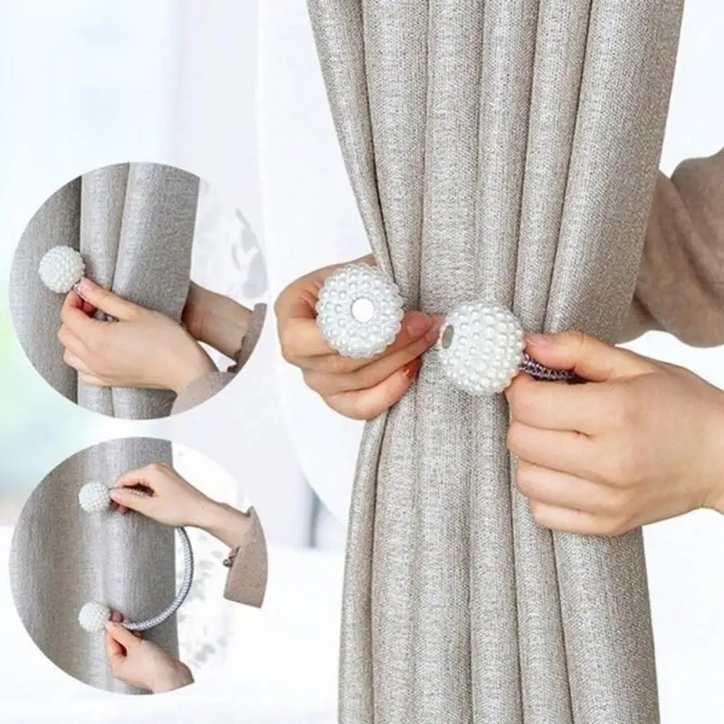 1/2PCS Pearl Magnetic Curtain  - Home Bathroom Gadgets recension och pris