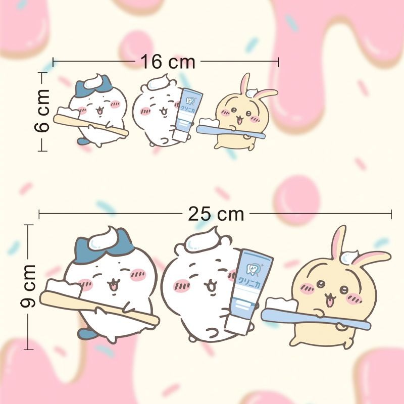 Hot Chiikawa Mirror Stickers S - Home Bathroom Equipment recension och pris