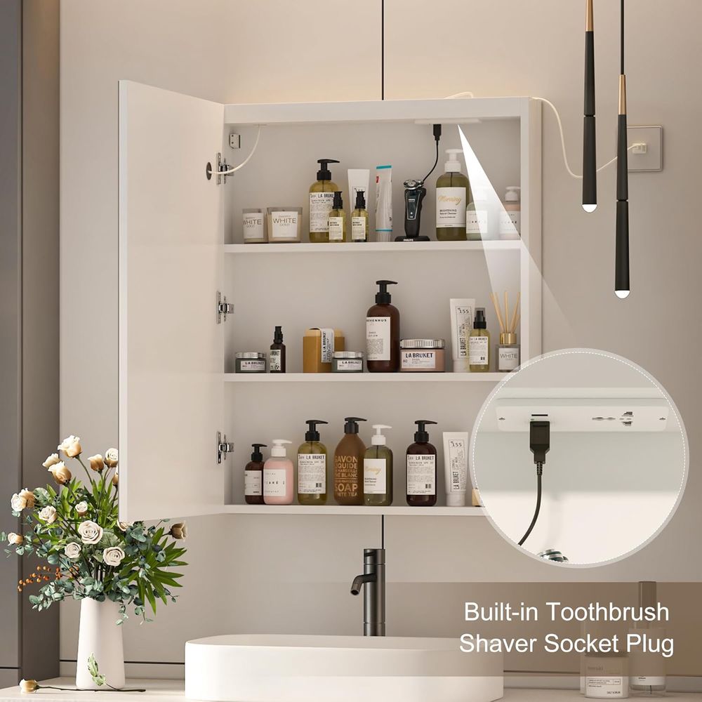 24x30 Medicine Cabinet with Li - Home Outlet Bathroom recension och pris