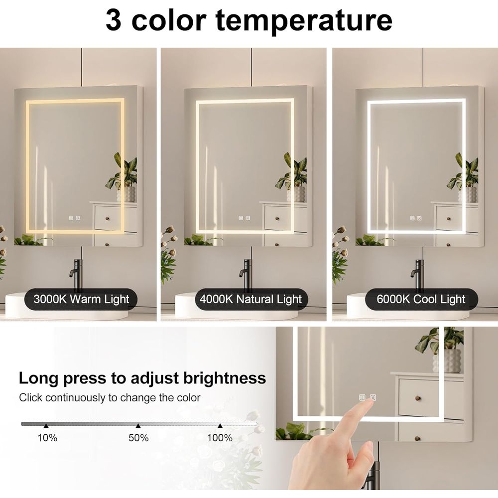 24x30 Medicine Cabinet with Li - Home Outlet Bathroom recension och pris