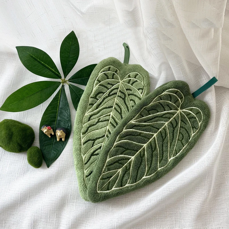 1PC Hot Plant Hand Towel Clean - Home Bathroom Gadgets recension och pris