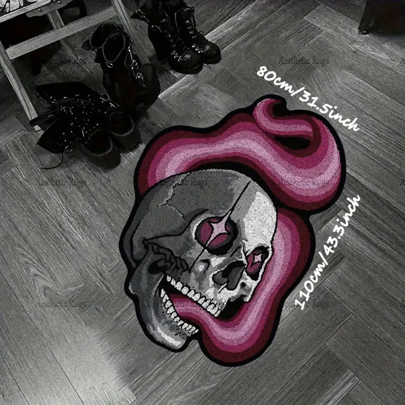 VIKAMA garbage rock style skel - Zara Home Bathroom Rug recension och pris