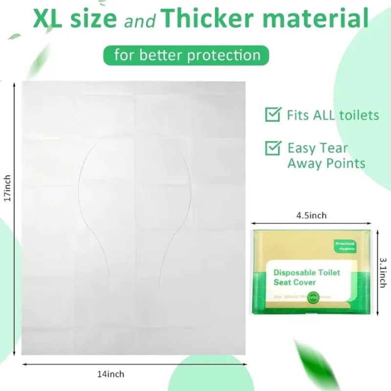10-120PCS Disposable Toilet Se - Home Bathroom Gadgets recension och pris