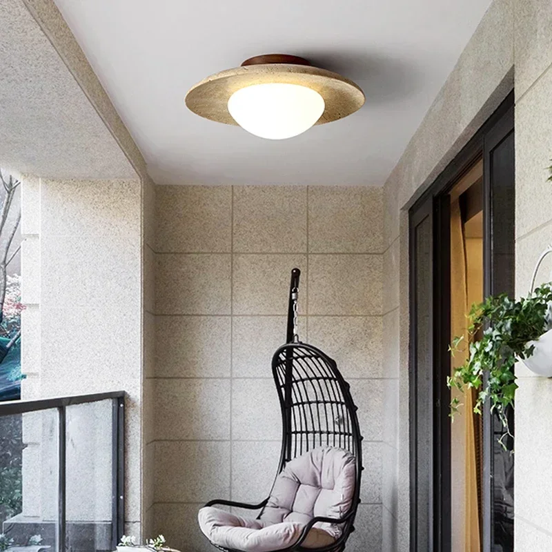 Natural Stone Ceiling Light Ja - Japan Bathroom.Home recension och pris