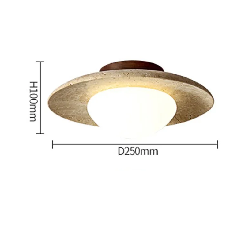 Natural Stone Ceiling Light Ja - Japan Bathroom.Home recension och pris