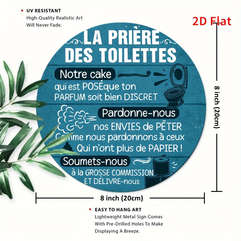 La Prière Des Toilettes Funny  - Home Bathroom Reno recension och pris