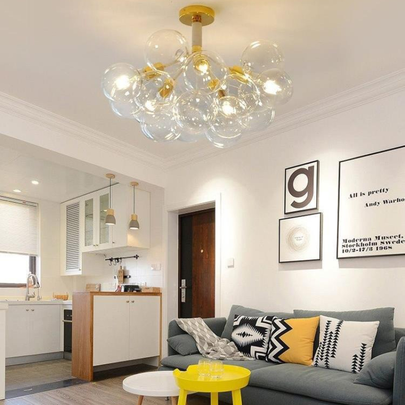 Modern Clear Bubble Ceiling li - Home Hardware Bathroom Lighting recension och pris