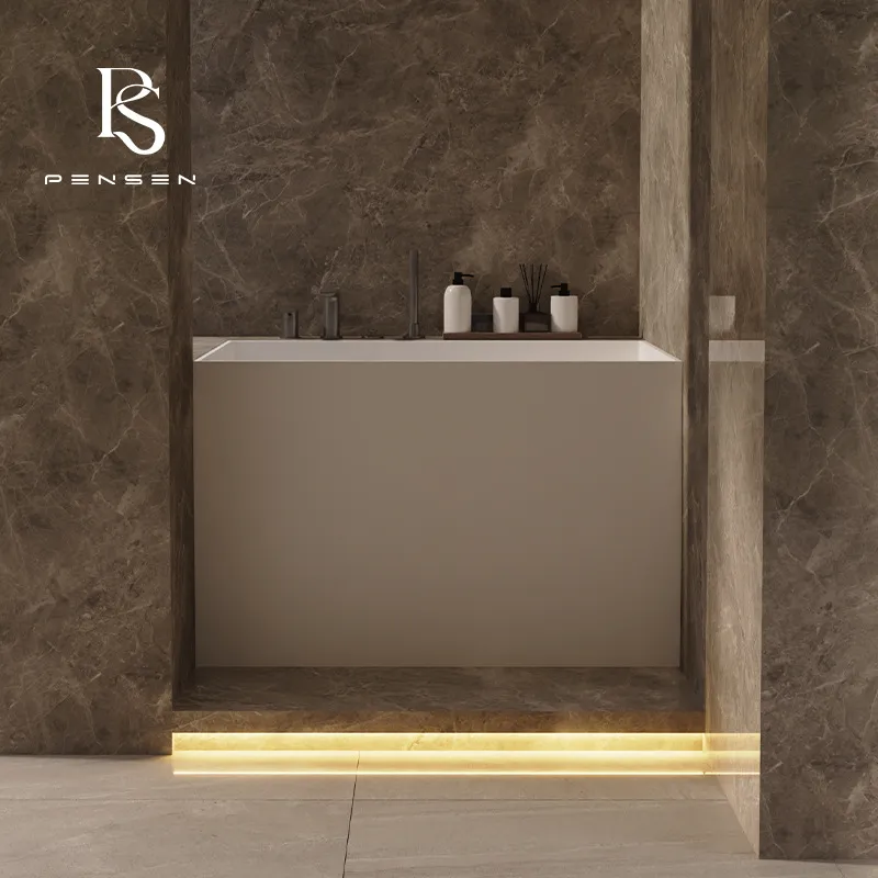 Compact Square PMMA Stone Deep - Home Bathroom Tub recension och pris