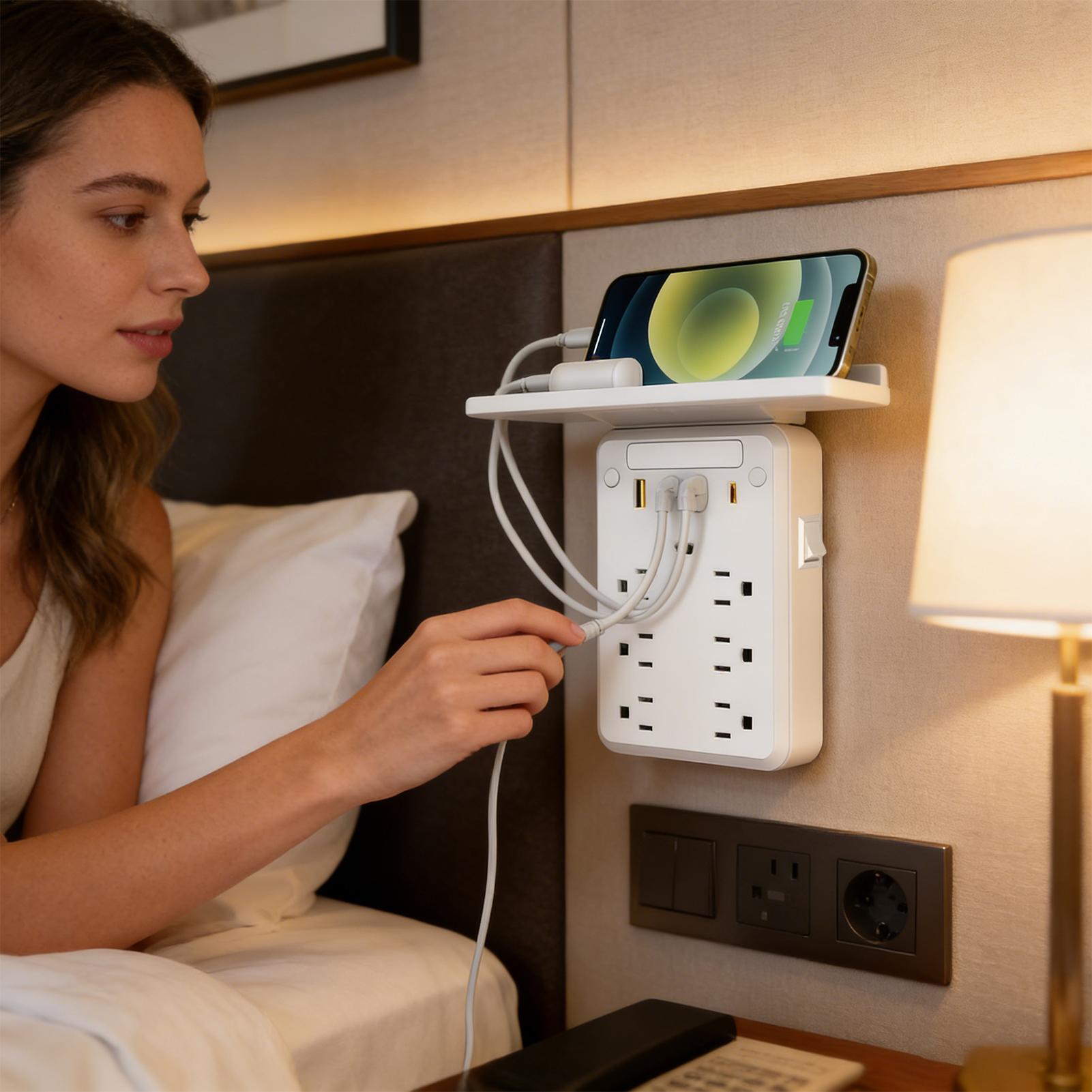 Smart Plug Plug Expander Charg - Home Outlet Bathroom recension och pris