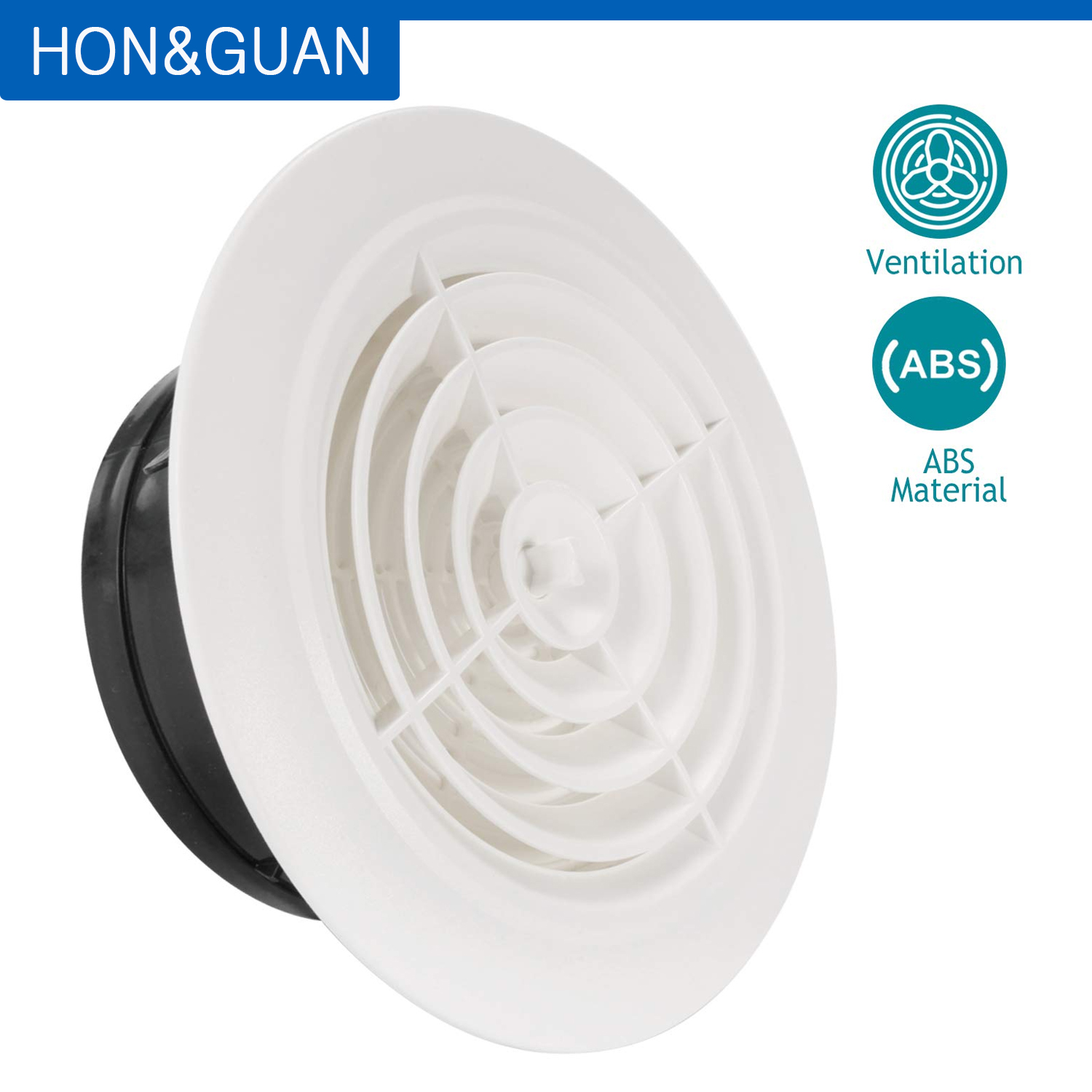 Hon&Guan 3~8''Round Plastic Gr - Home Outlet Bathroom recension och pris