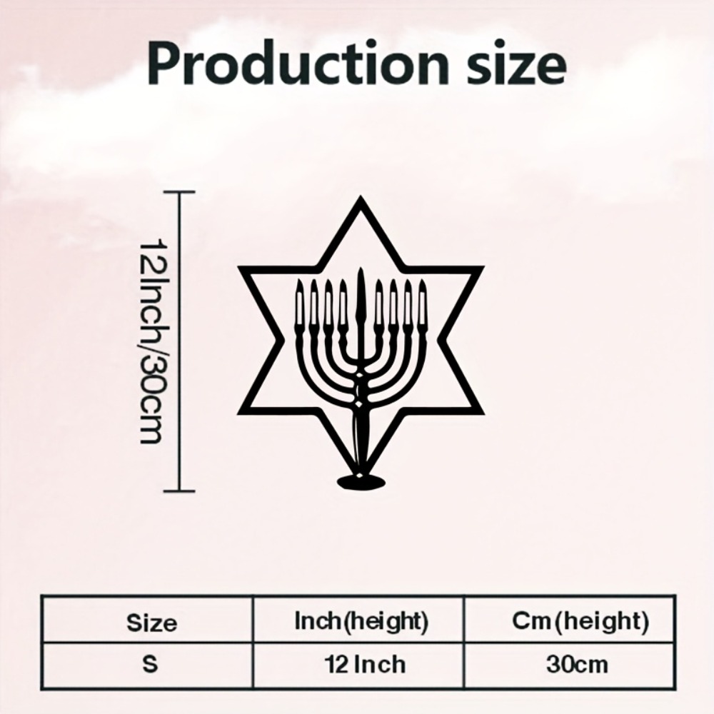CIFBUY Metal Wall Art Menorah  - Home & Bathroom Building Products Pte Ltd recension och pris