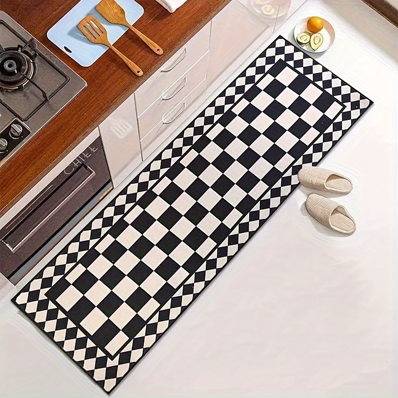 VIKAMA Black White Checkered A - Japan Bathroom.Home recension och pris