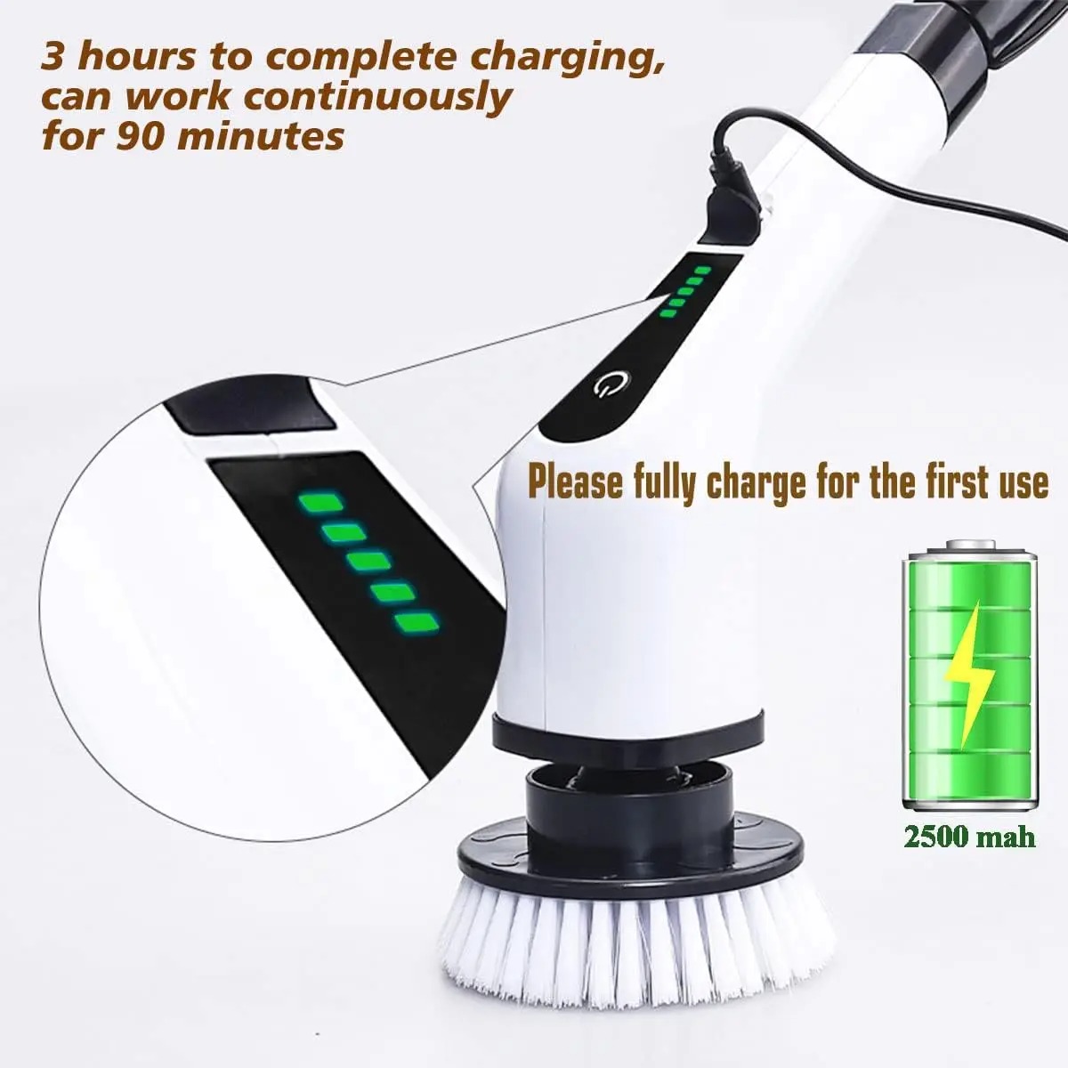 Cordless Multifunctional Elect - Home Bathroom Cleaner recension och pris