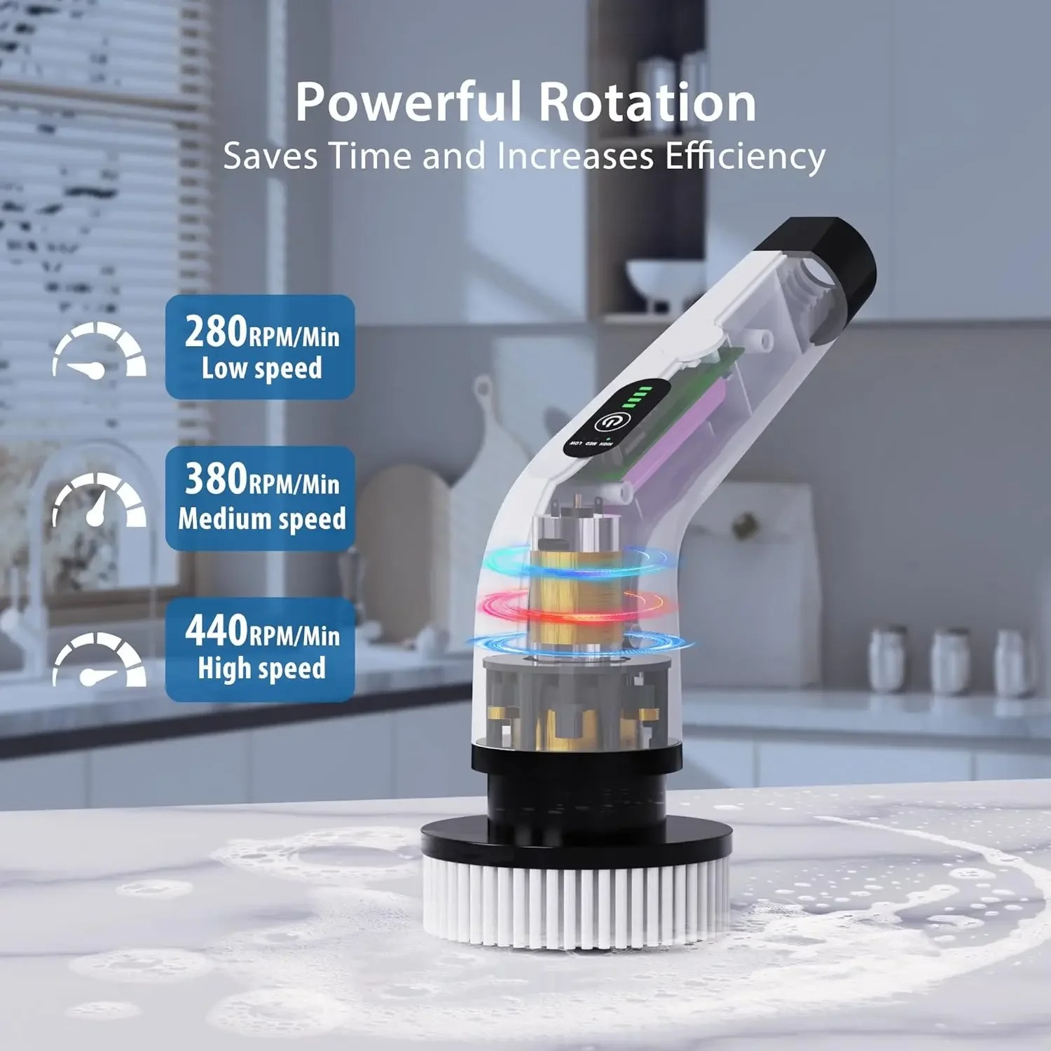 Cordless Multifunctional Elect - Home Bathroom Cleaner recension och pris