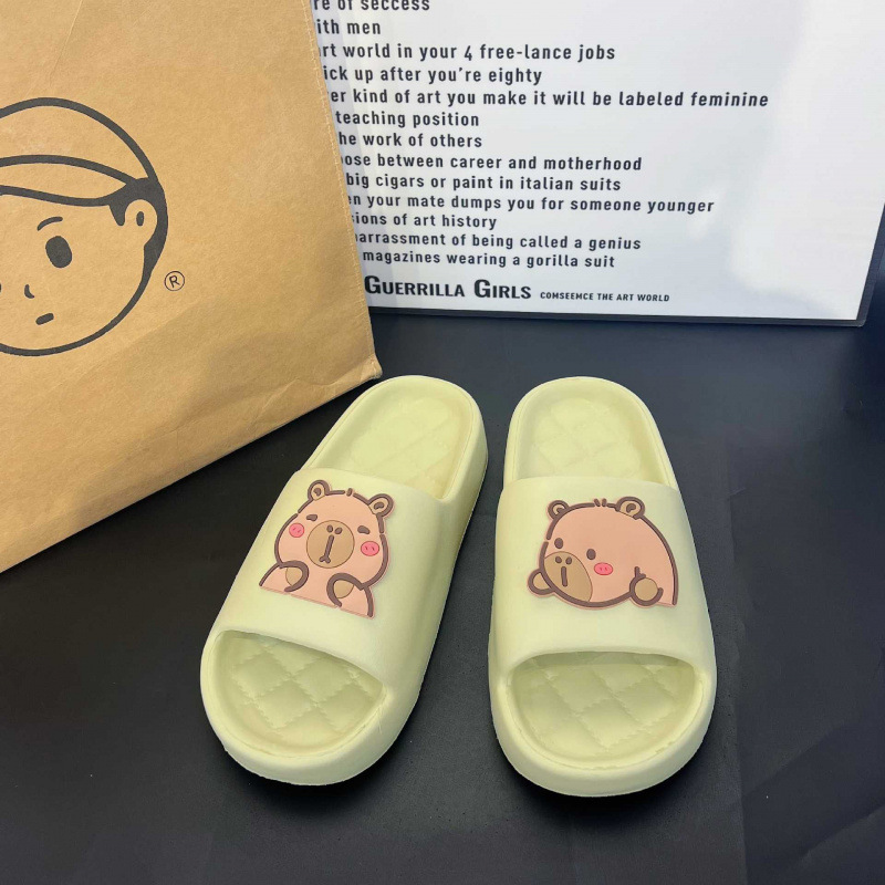 Women Slippers Cute Capybara H - Your Home Bathroom recension och pris