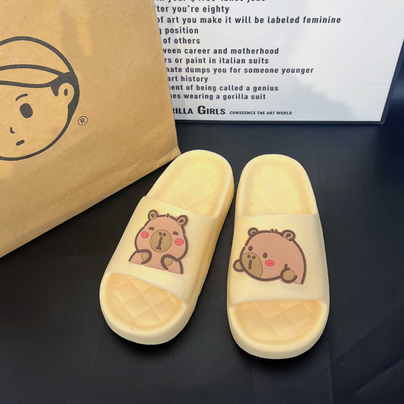 Women Slippers Cute Capybara H - Your Home Bathroom recension och pris