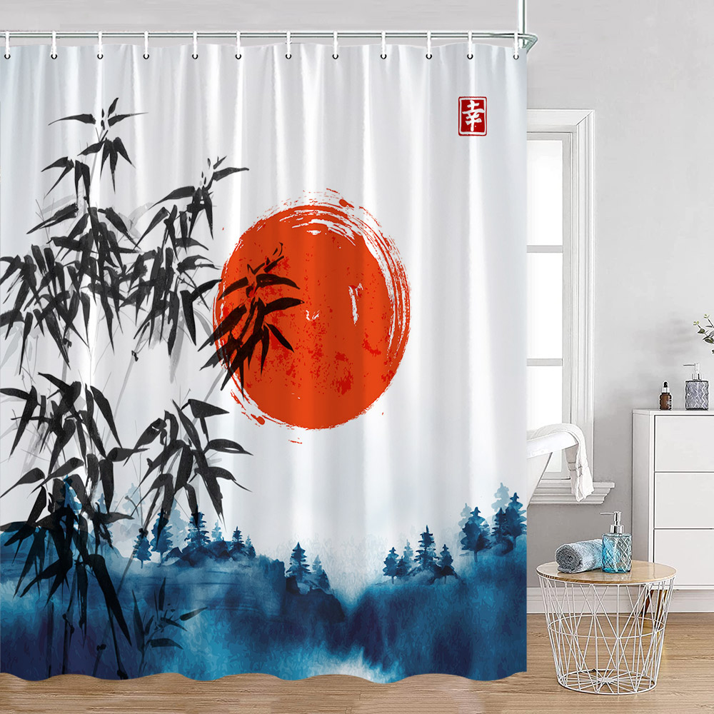 Japanese Style Shower Curtains - Japan Bathroom.Home recension och pris