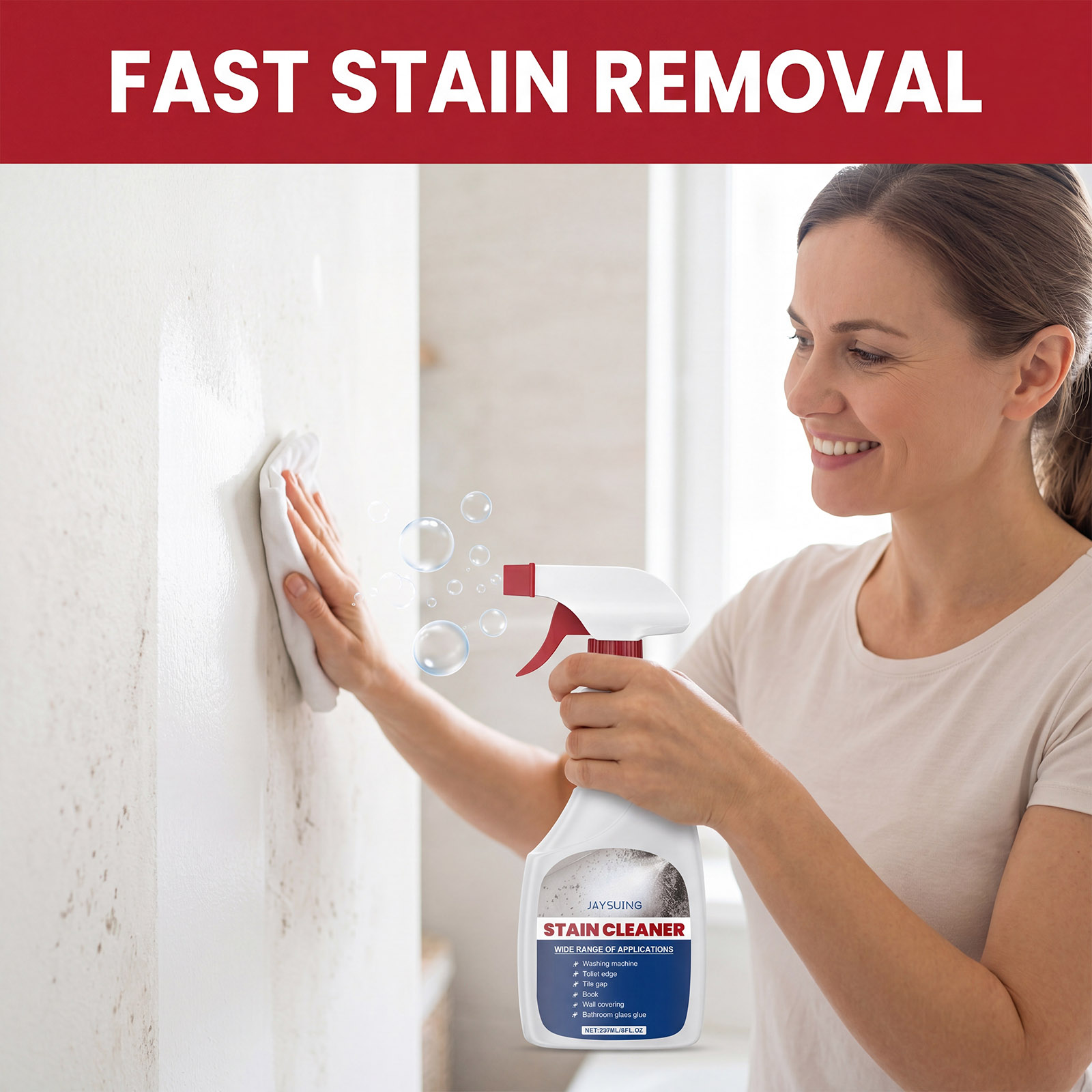 Mildew Remover Wall Spray Clea - Home Bathroom Cleaner recension och pris