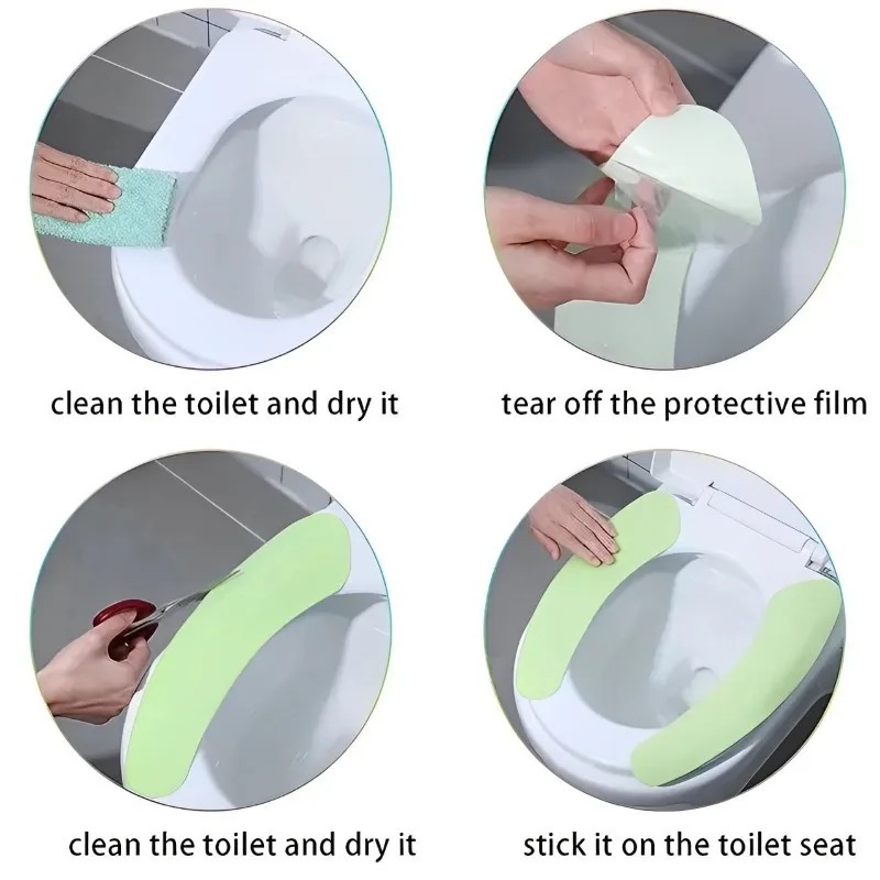 1/5/10Pairs Colorful Toilet Se - Home Bathroom Gadgets recension och pris