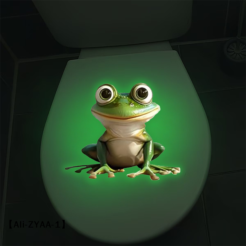 【A】Glow-in-the-Dark Frog Toile - Home Outlet Bathroom recension och pris