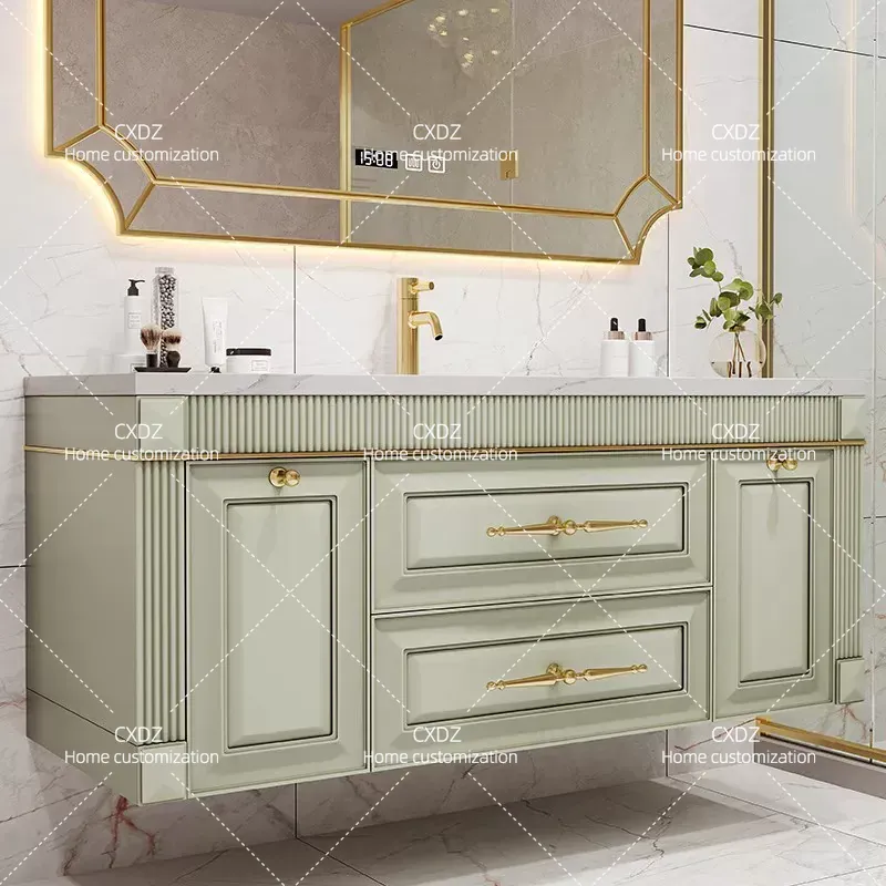 American Oak Rock Slab Seamles - Home Bathroom Wash Basin recension och pris