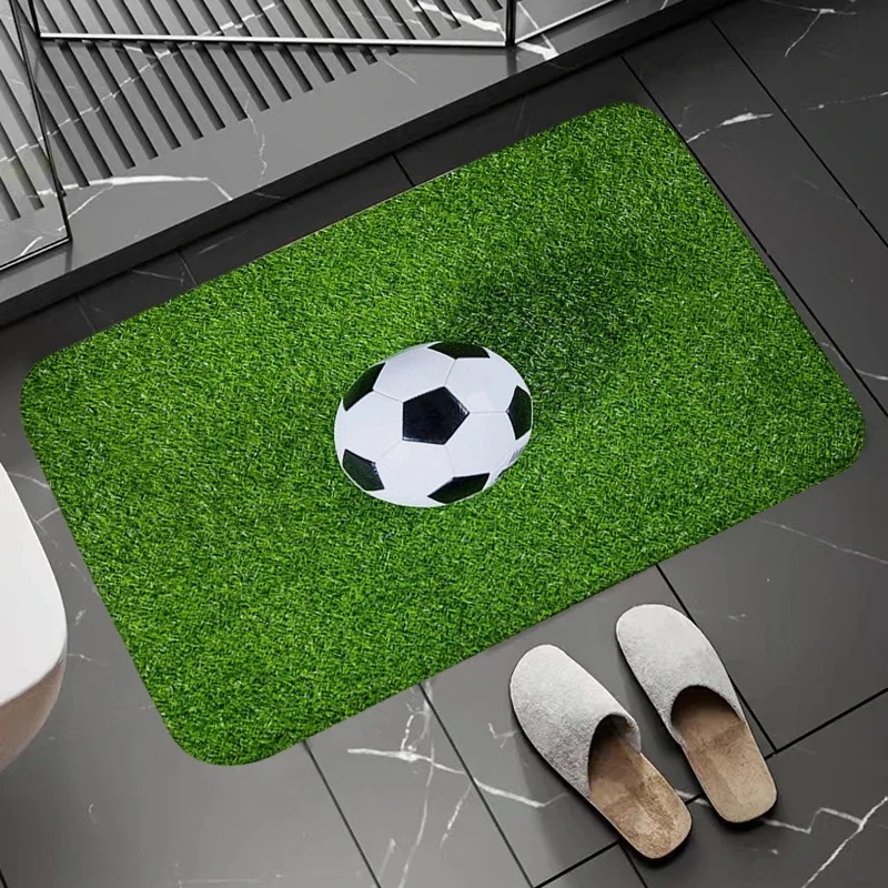 Soccer Field Pattern Door Mat  - Zara Home Bathroom Rug recension och pris