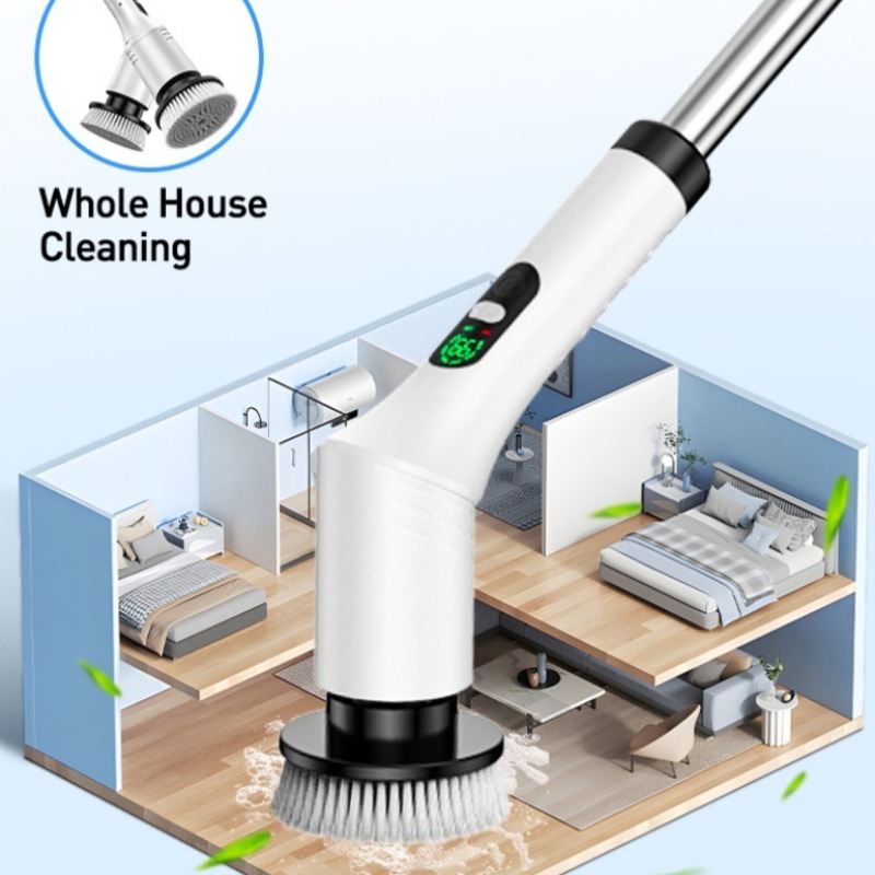 Electric Spin Scrubber 9 in 1  - Home Bathroom Cleaner recension och pris
