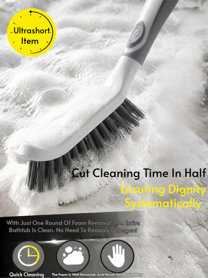 Scrub Brush Set with Hard Bris - Home Bathroom Cleaner recension och pris