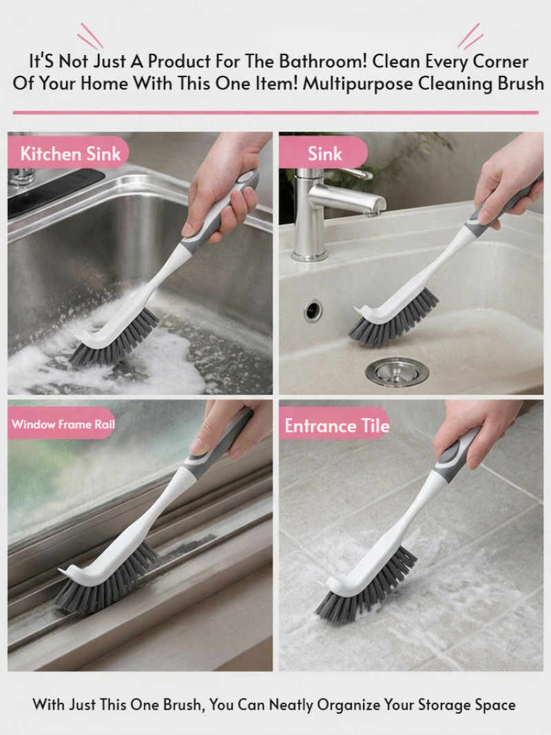 Scrub Brush Set with Hard Bris - Home Bathroom Cleaner recension och pris