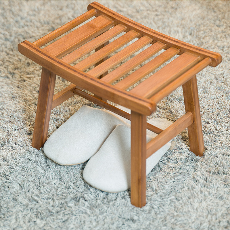 1PC Bamboo Shower Bench Non Sl - Home Bathroom Tub recension och pris