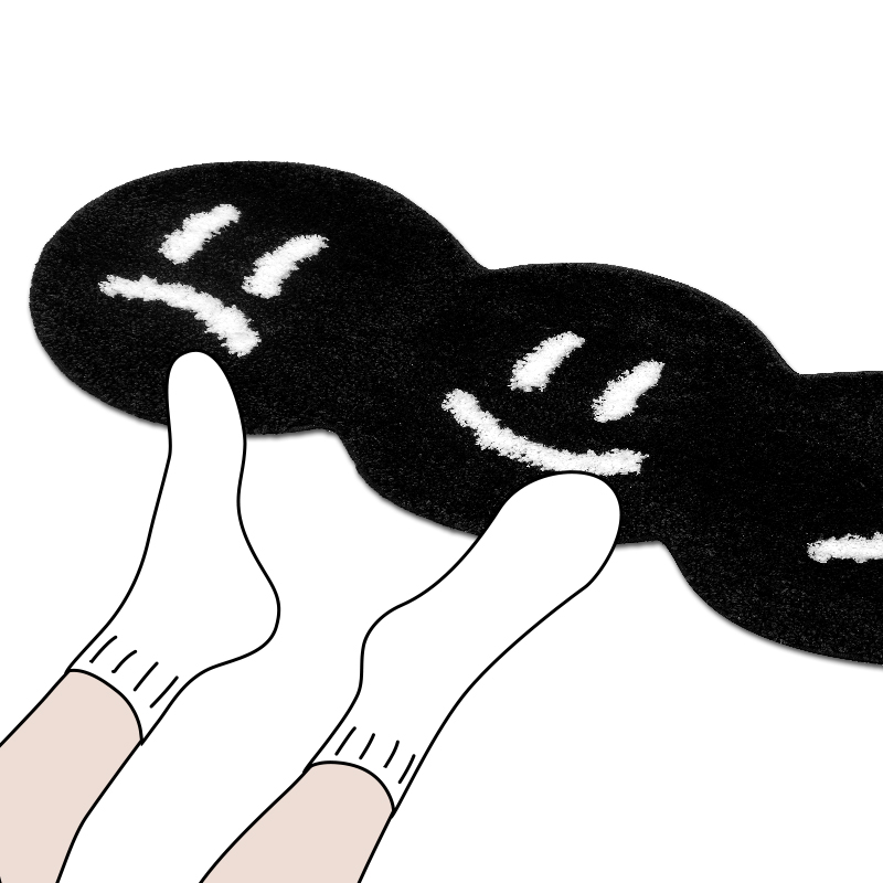 Black Faces Bathroom Mat Funny - Home Bathroom Tub recension och pris