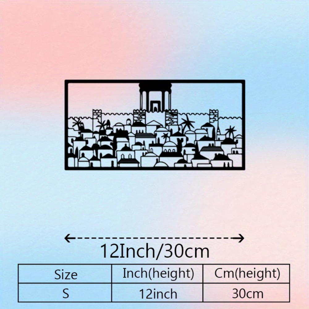 CIFBUY Metal Wall Art Jerusale - Home & Bathroom Building Products Pte Ltd recension och pris