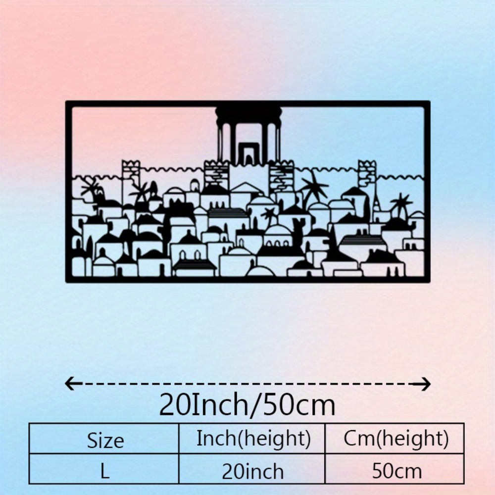 CIFBUY Metal Wall Art Jerusale - Home & Bathroom Building Products Pte Ltd recension och pris